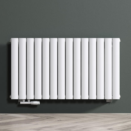 radiateur de salle de bain glasvilla à raccordement central plat et à raccordement latéral radiateur à panneau chauffage de salle de bain monocouche en acier FV