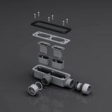 Bonde de douche Glasvilla pour receveur de douche | Diamètre de la douche : 40 mm | Trou d'évacuation : 90 mm AL001