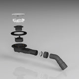 Bonde de douche Glasvilla pour receveur de douche | Diamètre de la douche : 40 mm | Trou d'évacuation : 90 mm AL001