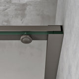 Cabine de douche pentagonale Glasvilla en verre véritable, verre de sécurité ESG 8 mm, cadre de porte en acier inoxydable, cloison de douche, installation au niveau du sol Ravenna68K