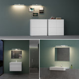 Lampe de salle de bain LED pour miroir Glasvilla | Lampe miroir, lampe de salle de bain 4000K | 9 W rotatif à 180° d'une beauté radieuse 