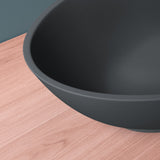 glasvilla Waschbecken Aufsatzwaschbecken Waschschale Waschtisch aus Mineralguss Oval Col807