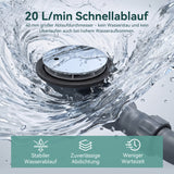glasvilla Bonde de Douche pour Receveur de Douche Diamètre de la Douche 40 mm Trou d’Évacuation 90 mm AL001