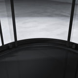 Cabine de douche Glasvilla en quart de cercle avec 2 portes coulissantes en verre de sécurité ESG nano-revêtement Ravenna32K