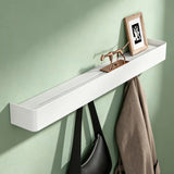 glasvilla Duschablage zum Bohren oder Kleben, Duschregal mit Haken, Badablage zur Wandmontage, Badezimmer Organizer Reglo-05