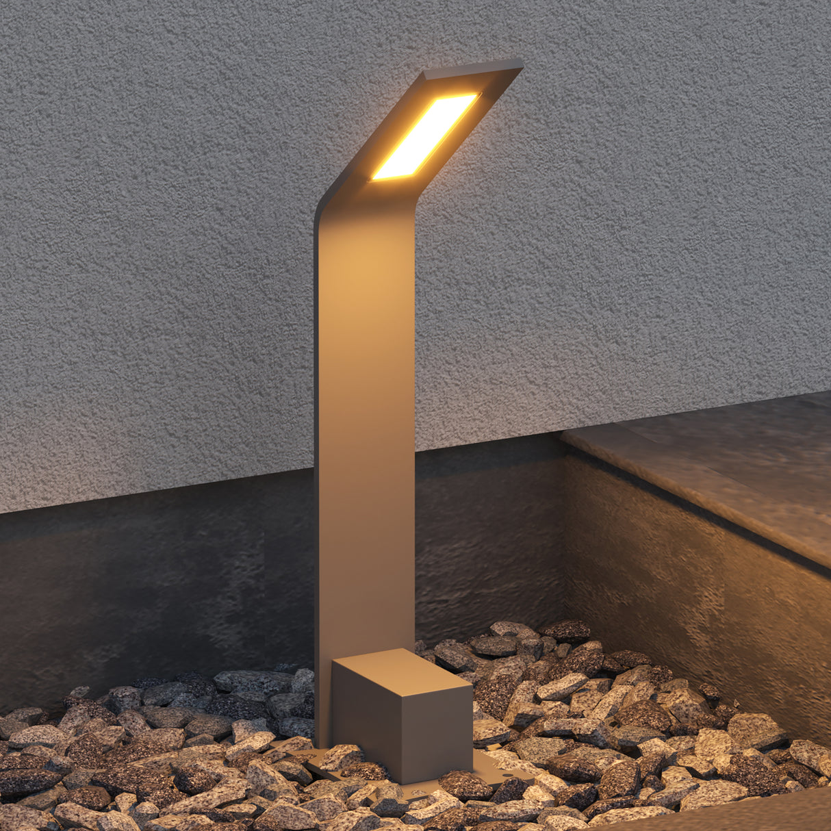 éclairage extérieur glasvilla IP65 éclairage de chemin extérieur | Borne lumineuse pour jardin, lampadaire 3000K, lampe de jardin | Lampe d'extérieur lampadaire 6W Scout 