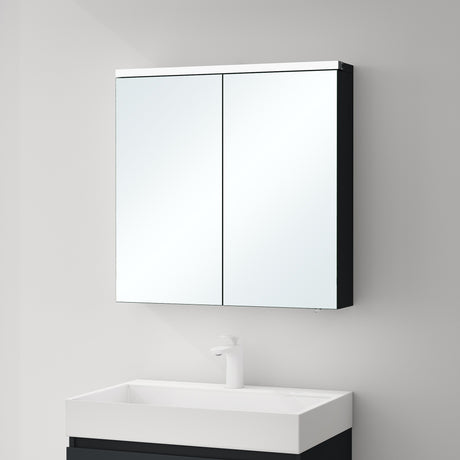 Glasvilla armoire de toilette avec éclairage LED armoire de toilette armoire murale miroir de salle de bain armoire miroir-03