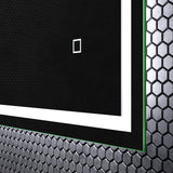 Miroir mural de salle de bain Glasvilla, miroir de salle de bain LED avec interrupteur tactile, revêtement antibuée [Classe énergétique F] 02
