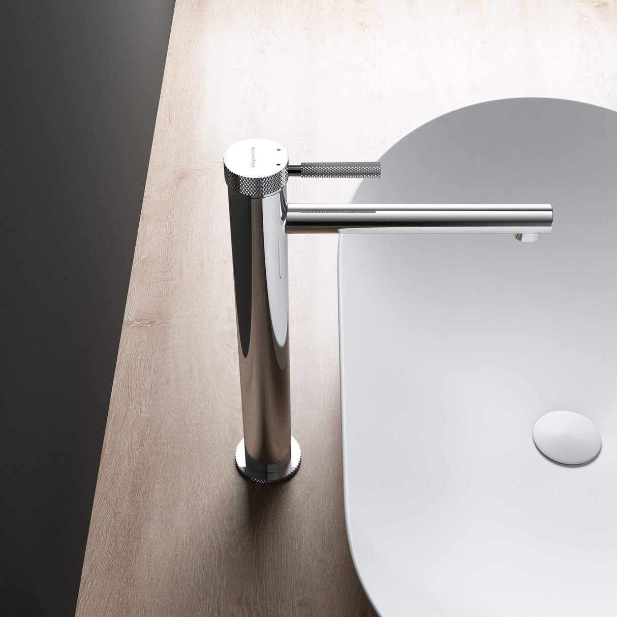 glasvilla Armatur Wasserhahn Bad Waschbeckenarmatur Badinstallationen Einhebelmischer WAM-7601