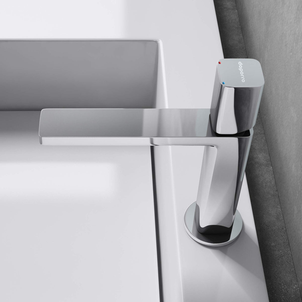 glasvilla Armatur Wasserhahn Bad Waschbeckenarmatur Badinstallationen Einhebelmischer WAO-7901
