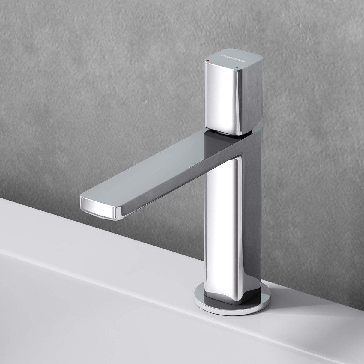 glasvilla Armatur Wasserhahn Bad Waschbeckenarmatur Badinstallationen Einhebelmischer WAO-7901