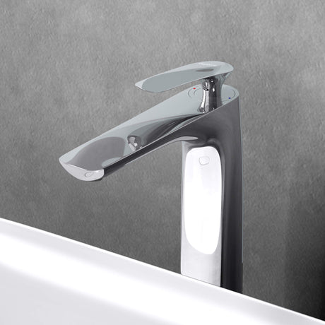 Robinet de salle de bain Glasvilla, mitigeur monocommande pour lavabo, installation de salle de bain, WAM-7201