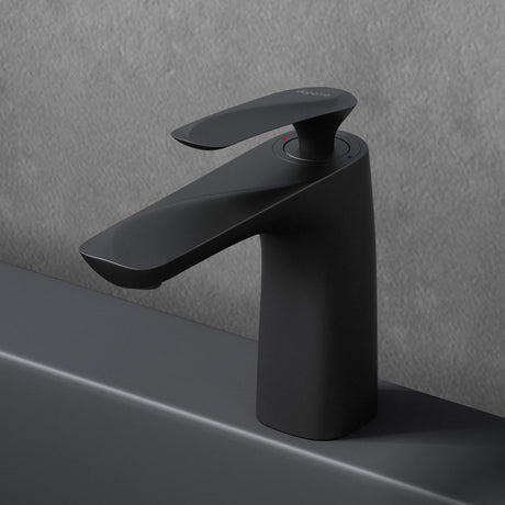 Robinet de salle de bain Glasvilla, mitigeur monocommande pour lavabo, installation de salle de bain, WAM-7201