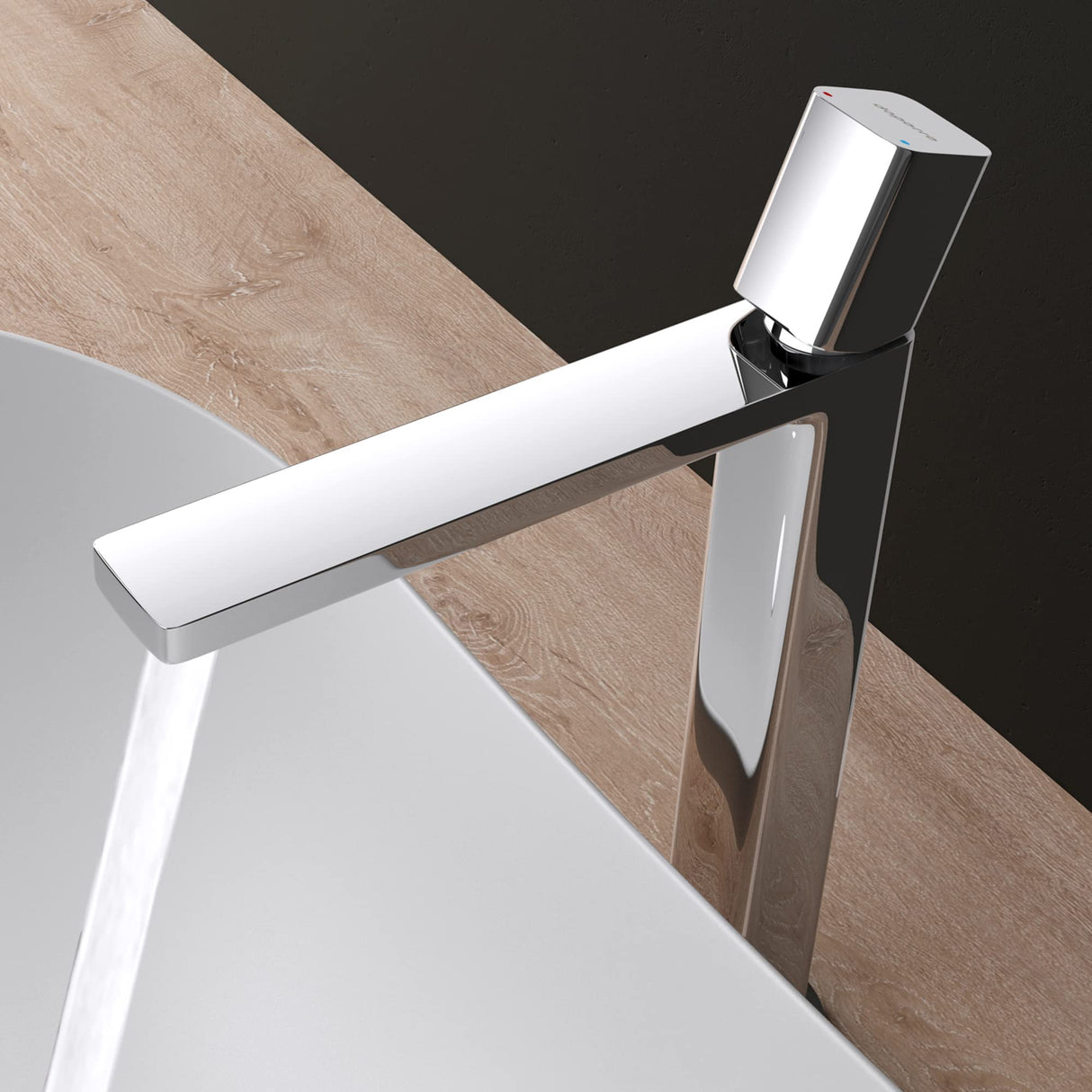glasvilla Armatur Wasserhahn Bad Waschbeckenarmatur Badinstallationen Einhebelmischer WAO-7901