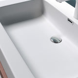 glasvilla Doppelwaschbecken Aufsatzwaschbecken Hängewaschbecken Waschbecken mineralguss Waschplatz Waschtisch Colossum830