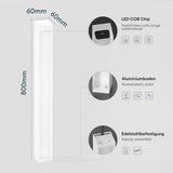 éclairage extérieur glasvilla IP65 éclairage de chemin extérieur | Borne d'éclairage extérieure pour jardin, lampadaire de jardin 3000K | Lampadaire d'extérieur 5W BaldersLights 