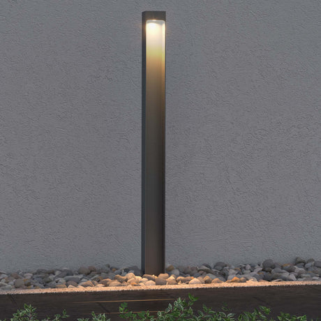 éclairage extérieur glasvilla IP65 éclairage de chemin extérieur | Borne d'éclairage extérieure pour jardin, lampadaire de jardin 3000K | Lampadaire d'extérieur 5W BaldersLights 