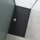 Receveur de douche antidérapant en acrylique de haute qualité, rectangulaire, 70-140 cm, Lucia