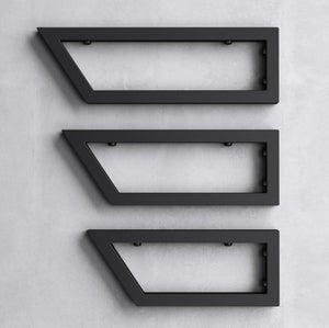 Glasvilla Design, Soporte de pared para lavabo y estante en acero inoxidable WH04