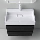 glasvilla Badmöbel-Set Waschbeckenunterschrank Verona mit 2-Schubladen inkl. Waschbecken und Ablaufgarnitur