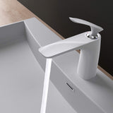 Robinet de salle de bain Glasvilla, mitigeur monocommande pour lavabo, installation de salle de bain, WAM-7201