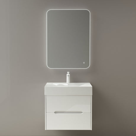 glasvilla Badmöbel-Set  Badezimmermöbel Waschbeckenunterschrank mit Softclose Schubladen inkl. Mineralguss Waschbecken Yoga