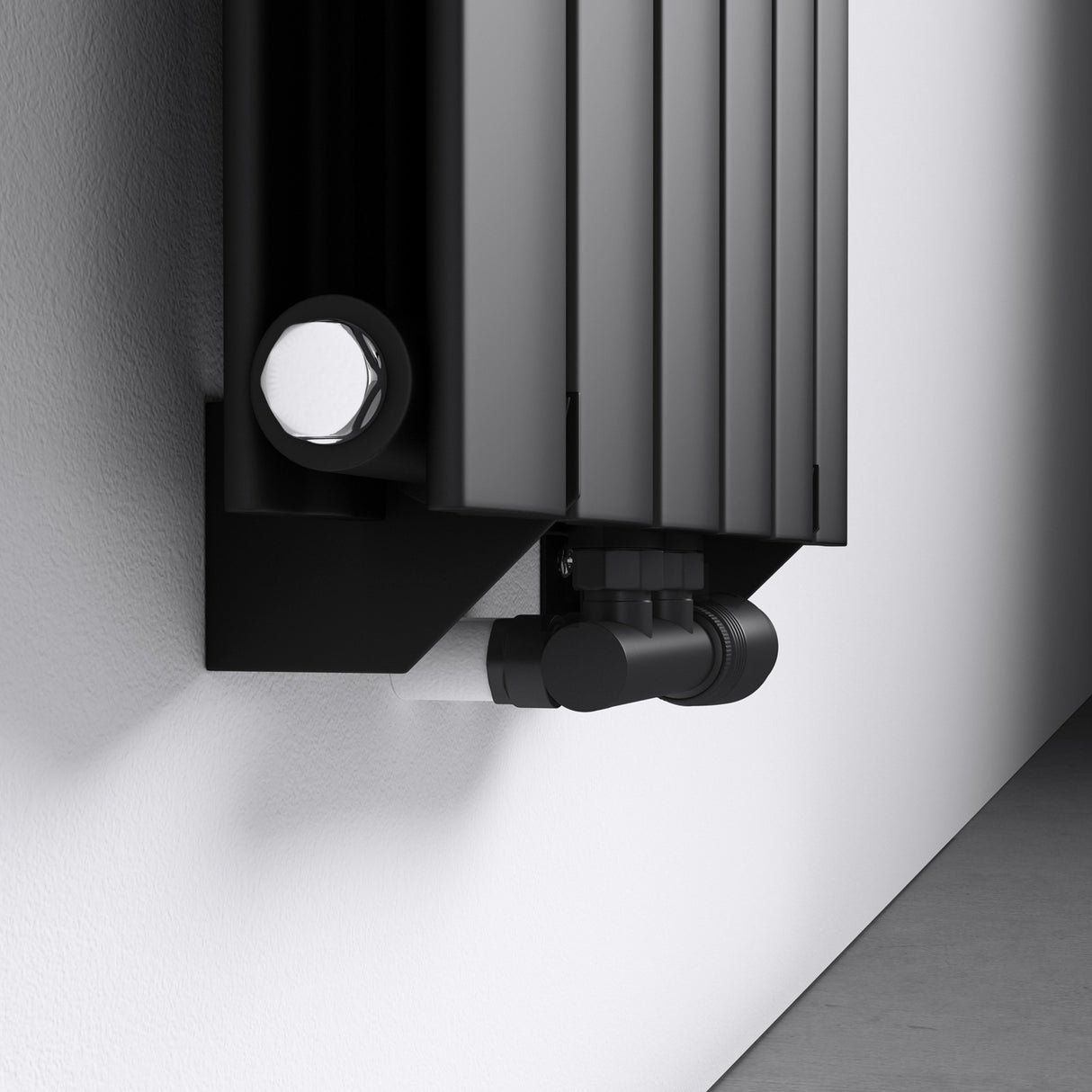 radiateur de salle de bain glasvilla à raccordement central plat et à raccordement latéral radiateur à panneau chauffage de salle de bain monocouche en acier FV