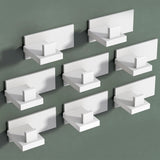 glasvilla Kleiderhaken Wandgarderobe Wandhaken aus Edelstahl Garderobenleiste Garderobenhaken Stalo-06+Stalo-07