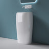 lavabo de diseño glasvilla freestanding Col32 de mineral compuesto lavabo de pie