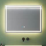 Glasvilla Design Espejo LED de Baño LED02 – Touch Moderno con Tecnología Antivaho Antifog