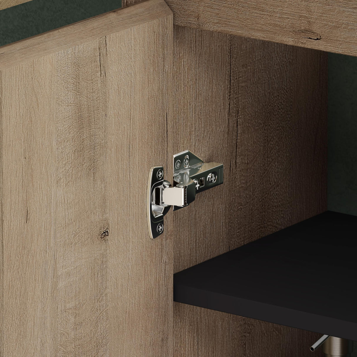 Armoire haute glasvilla armoire polyvalente armoire de salle de bain armoire de salle de bain avec 2 portes et 6 compartiments étagère de salle de bain pour de multiples fonctions LTH: 35x30x160 cm Rimo
