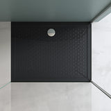 Receveur de douche antidérapant en acrylique de haute qualité, rectangulaire, 70-140 cm, Lucia