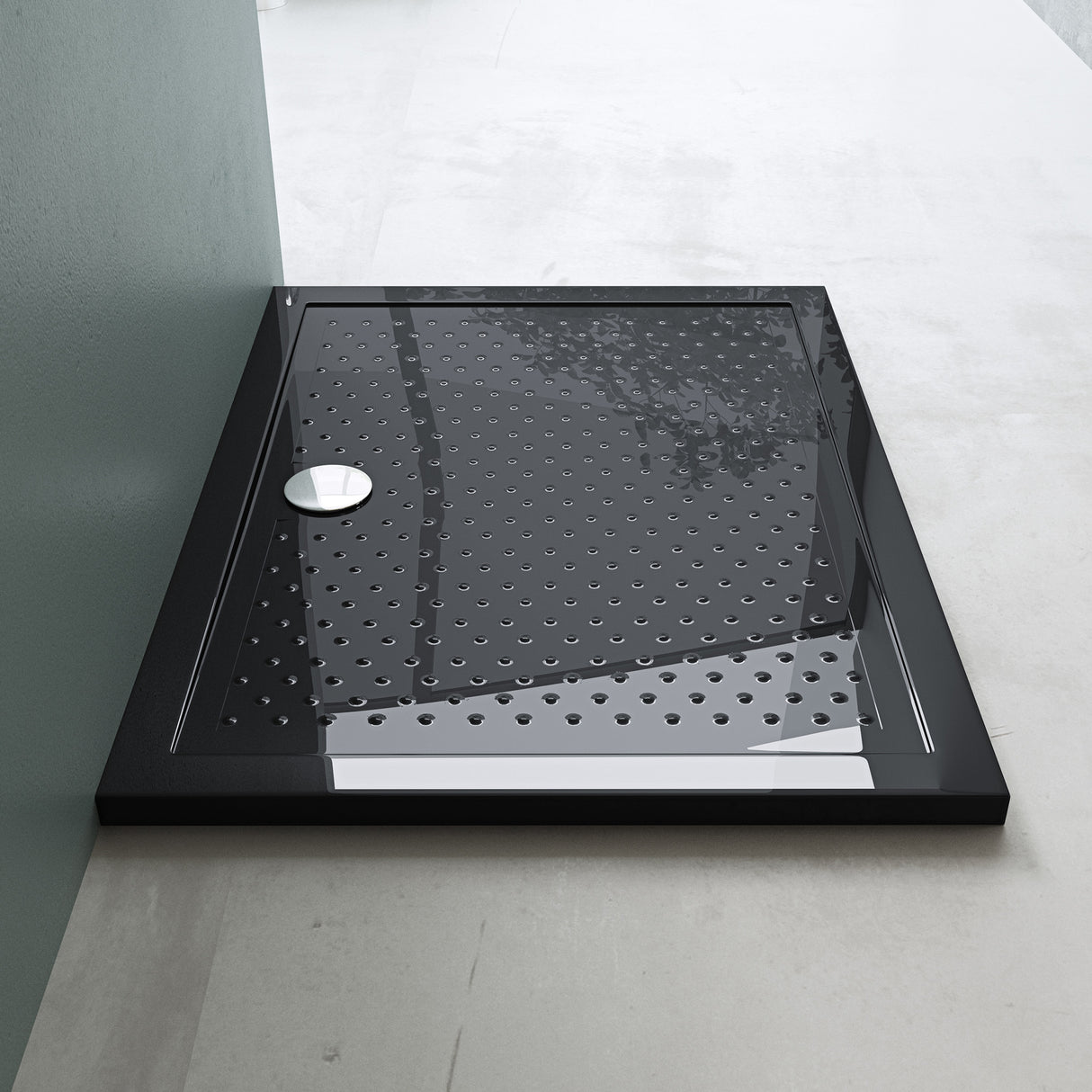 Receveur de douche antidérapant en acrylique de haute qualité, rectangulaire, 70-140 cm, Lucia