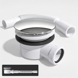 glasvilla Bonde de Douche pour Receveur de Douche Diamètre de la Douche 40 mm Trou d’Évacuation 90 mm AL001
