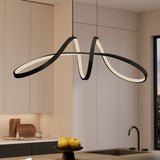 glasvilla Lampadario a Sospensione 30W, 90CM, Lampada da Soffitto a Sospensione Temperature di Colore 3000K/4000K/6000K con Cavo Regolabile per Sala da Pranzo Camera da Letto e Soggiorno