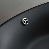 glasvilla Waschbecken Aufsatzwaschbecken Oval aus Keramik 59x38cm Waschschale Waschtisch mit Nano-Beschichtung Brüssel818