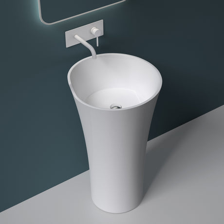 glasvilla Design Standwaschbecken freistehend Col30 aus Mineralguss Waschtisch