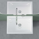 glasvilla Design Standwaschbecken freistehend Col38 weiß, aus Mineralguss, Waschtisch, BTH: 60x42x90cm