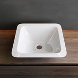 glasvilla Aufsatzwaschbecken Col803 Waschschale Waschtisch Waschbecken Gussmarmor ohne Armaturenloch