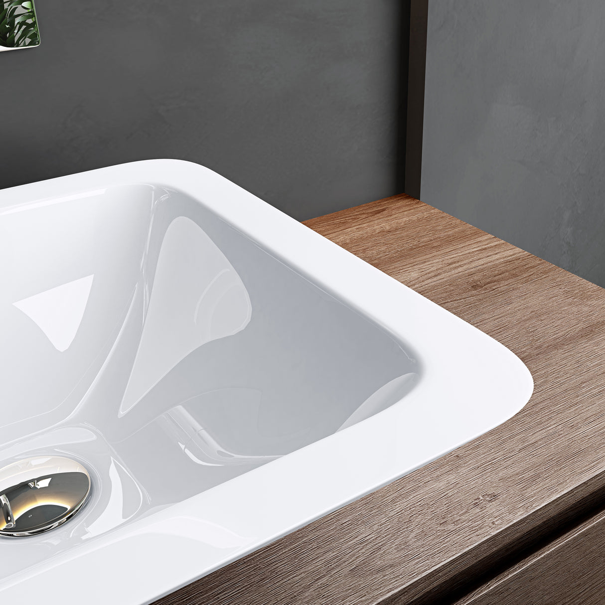 glasvilla Aufsatzwaschbecken Col803 Waschschale Waschtisch Waschbecken Gussmarmor ohne Armaturenloch