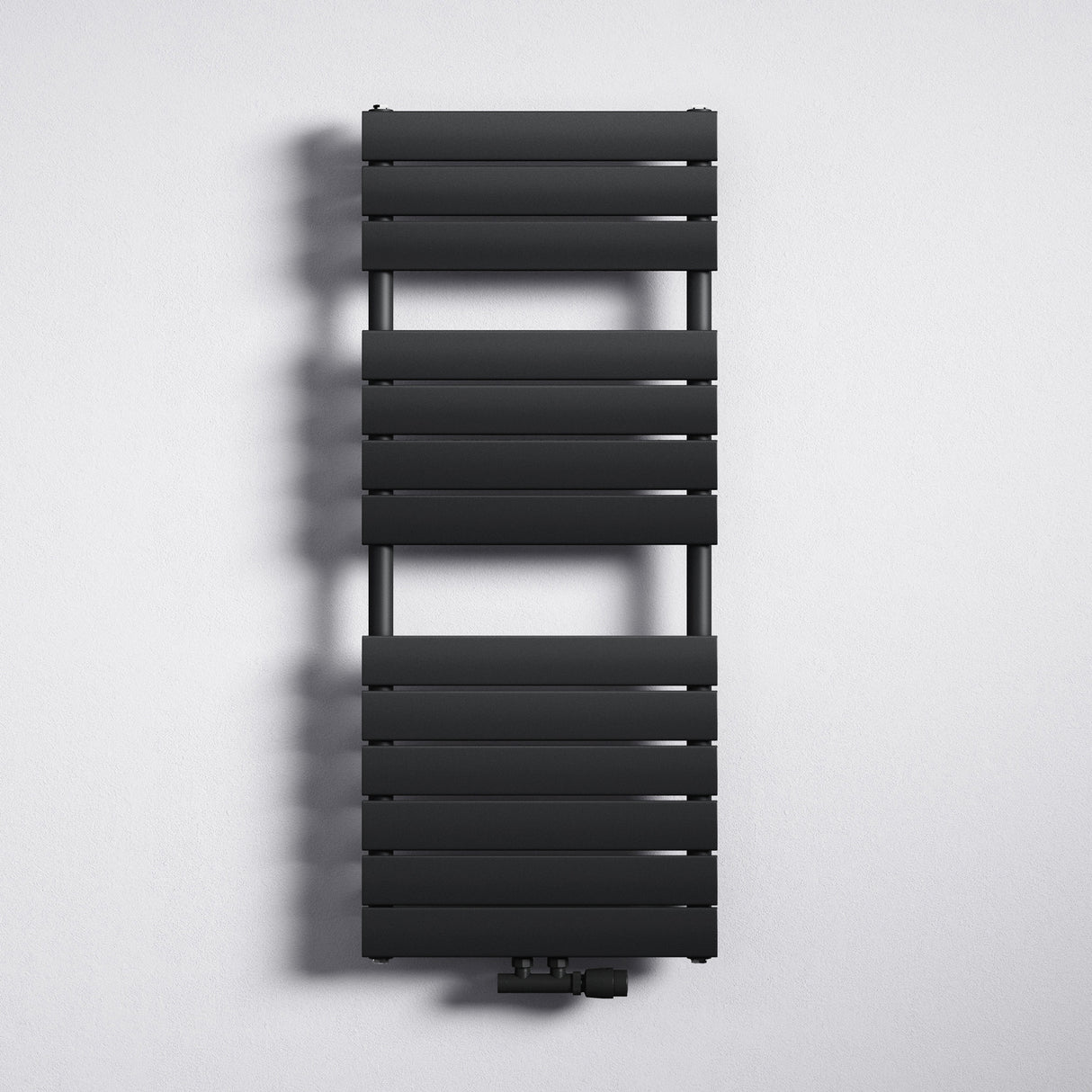 radiateur de salle de bain glasvilla raccordement latéral plat et raccordement central radiateur panneau chauffe-serviettes horizontal chauffage de salle de bain FH 