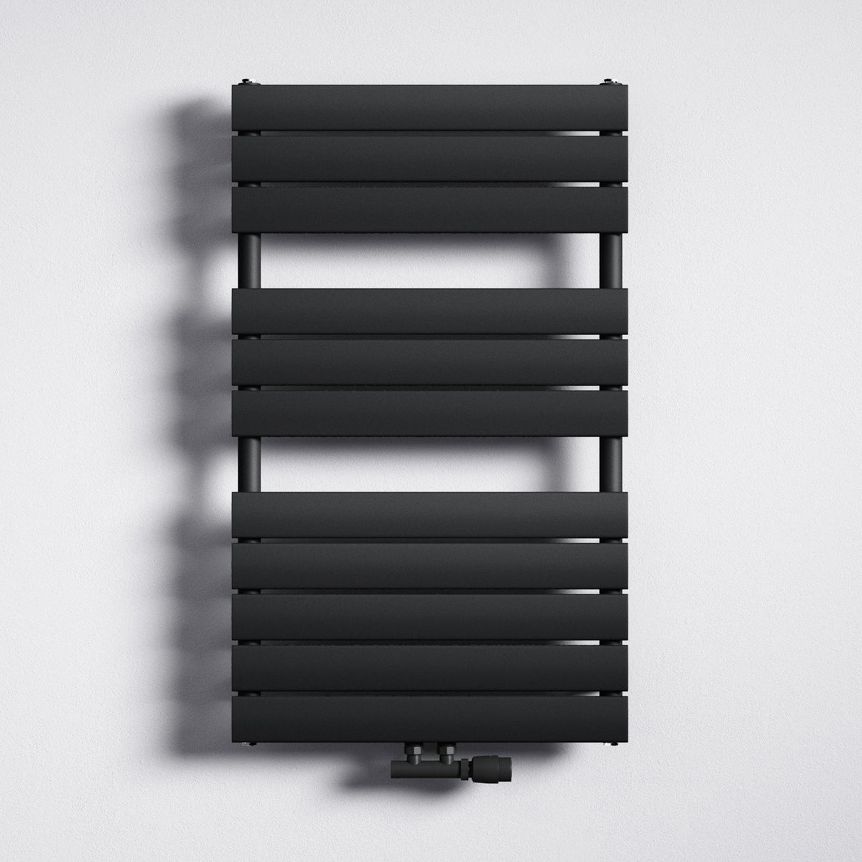 radiateur de salle de bain glasvilla raccordement latéral plat et raccordement central radiateur panneau chauffe-serviettes horizontal chauffage de salle de bain FH 