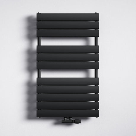 radiateur de salle de bain glasvilla raccordement latéral plat et raccordement central radiateur panneau chauffe-serviettes horizontal chauffage de salle de bain FH 