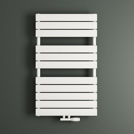 radiateur de salle de bain glasvilla raccordement latéral plat et raccordement central radiateur panneau chauffe-serviettes horizontal chauffage de salle de bain FH 