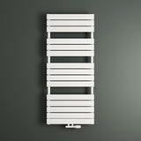 radiateur de salle de bain glasvilla raccordement latéral plat et raccordement central radiateur panneau chauffe-serviettes horizontal chauffage de salle de bain FH 