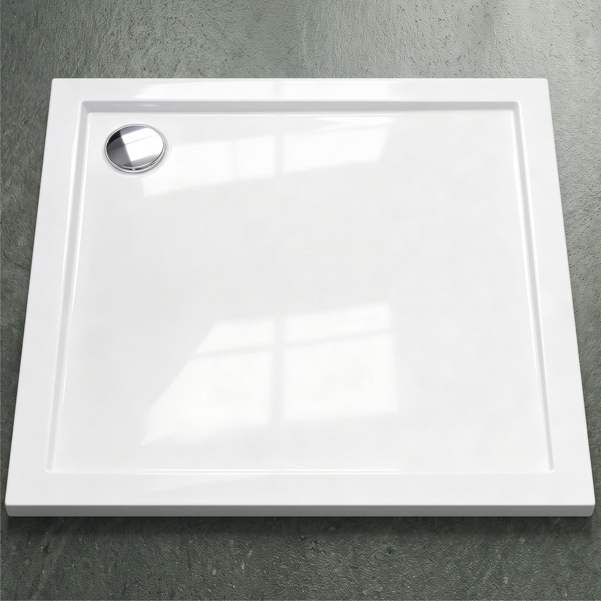 glasvilla Duschwanne Duschtasse aus hochwertigem Acryl Quadratisch Faro