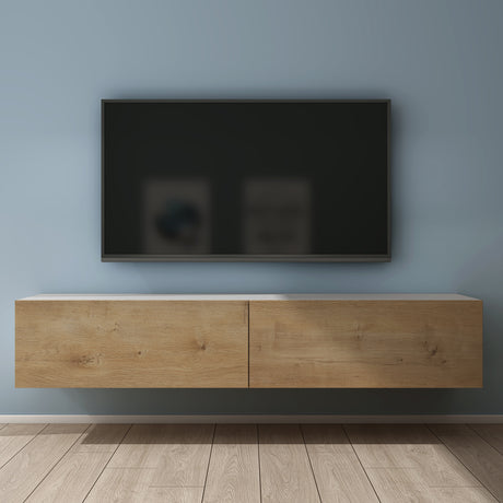 glasvilla Fernsehtisch Fernsehschrank TV Schrank Verdeckter Griff mit Soft-Close Lowboard Hängeschrank für Wohnzimmer Fernsehschrank02
