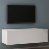glasvilla Table TV Meuble TV Poignée Dissimulée avec Fermeture en Douceur Meuble Mural Bas pour Salon Fernsehschrank02