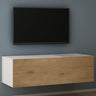 glasvilla Table TV Meuble TV Poignée Dissimulée avec Fermeture en Douceur Meuble Mural Bas pour Salon Fernsehschrank02