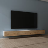 glasvilla Table TV Meuble TV Poignée Dissimulée avec Fermeture en Douceur Meuble Mural Bas pour Salon Fernsehschrank02